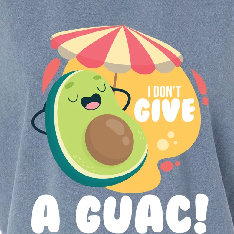 For Guacamole Avocado I Dont Give A Guac Funny Gift Garment-Dyed Women's Muscle Tee