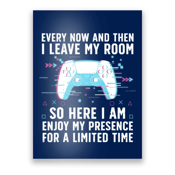 Funny Gamer Art For Gaming Gamer Video Game Lover Poster