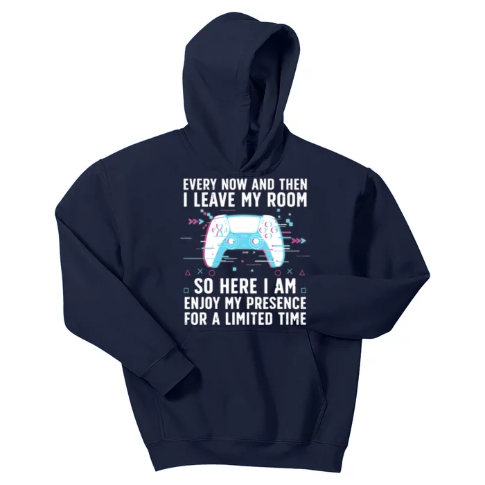 Funny Gamer Art For Gaming Gamer Video Game Lover Kids Hoodie