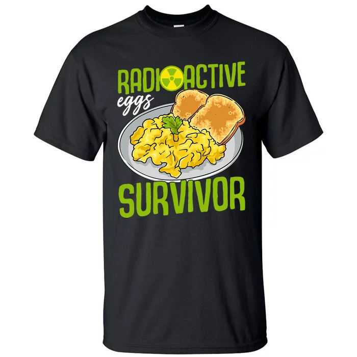 Funny Gastroparesis Awareness Month Support Radioactive Eggs Tall T-Shirt