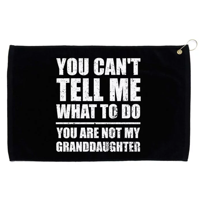 Funny Grandpa Art For Grandfather Gramps Poppy Papi Grommeted Golf Towel