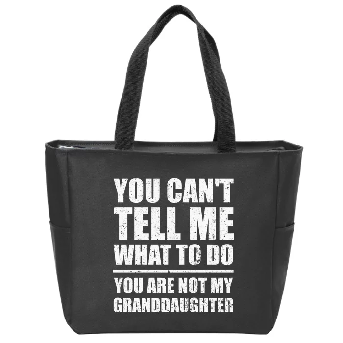 Funny Grandpa Art For Grandfather Gramps Poppy Papi Zip Tote Bag