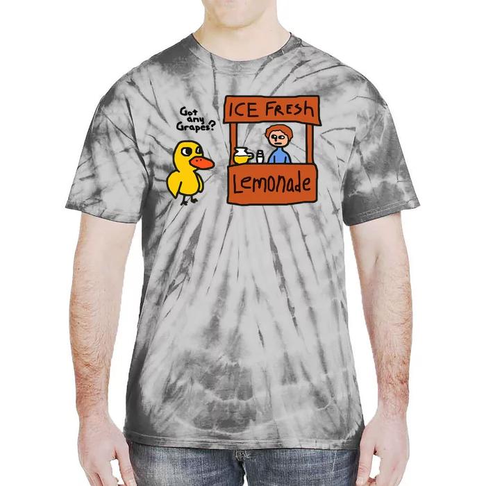 Funny Got Any Grapes Duck Ice Fresh Lemonade Tie-Dye T-Shirt