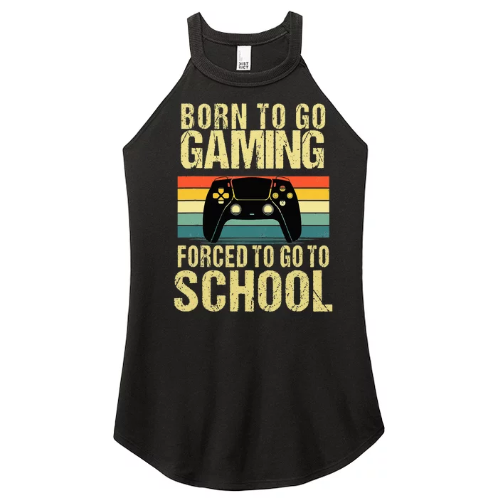 Funny Gaming Art For Gaming Fish Gamer Women’s Perfect Tri Rocker Tank