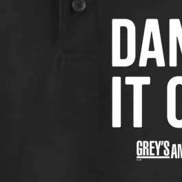 Funny Grey's Anatomy Dance It Out Gift Dry Zone Grid Performance Polo