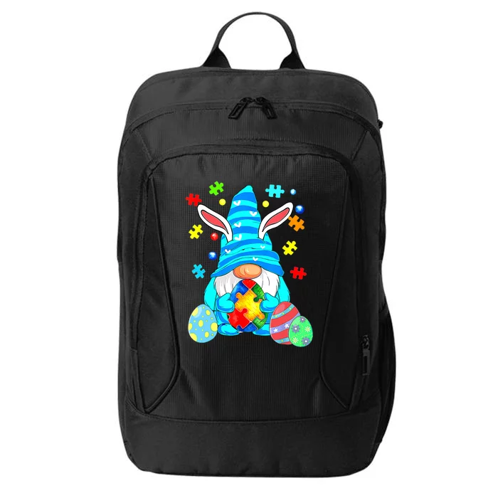 Funny Gnome Autism Awareness Easter Day City Backpack