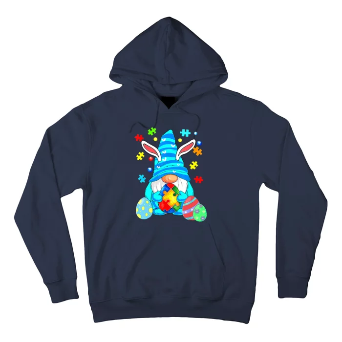 Funny Gnome Autism Awareness Easter Day Hoodie