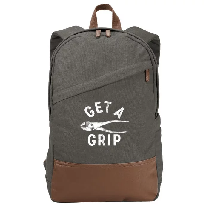 Funny Get A Grip Cotton Canvas Backpack