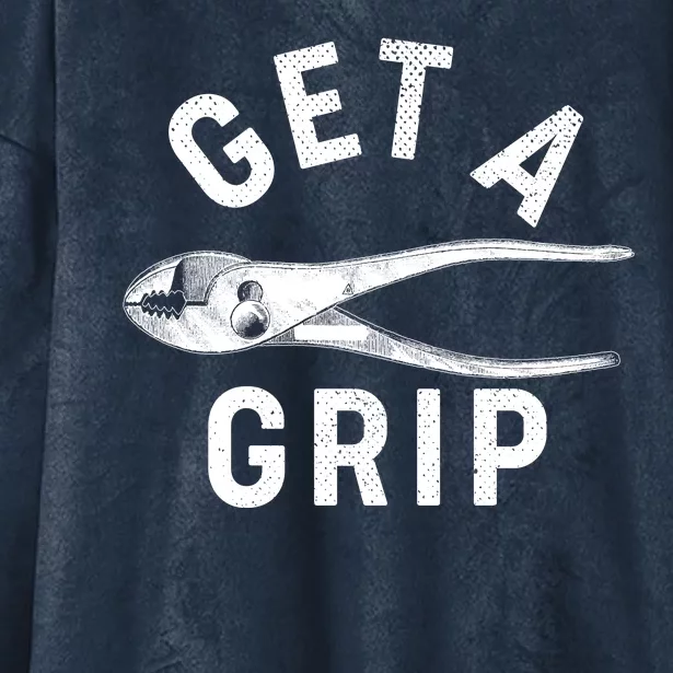 Funny Get A Grip Hooded Wearable Blanket