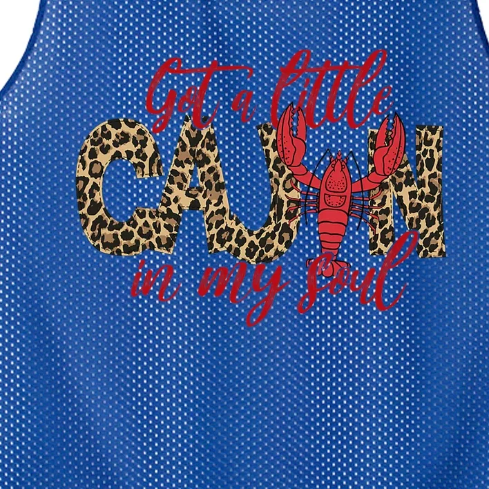 Funny Got A Little Cajun In My Soul Crawfish Season Great Gift Mesh Reversible Basketball Jersey Tank