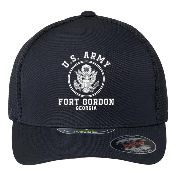 Fort Gordon Army Base Georgia Flexfit Unipanel Trucker Cap