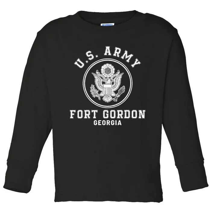 Fort Gordon Army Base Georgia Toddler Long Sleeve Shirt