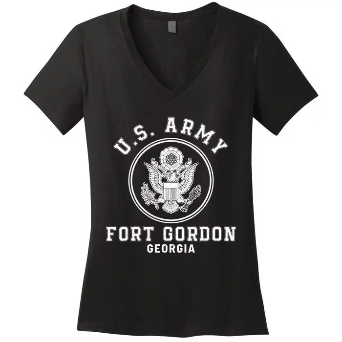 Fort Gordon Army Base Georgia Women's V-Neck T-Shirt