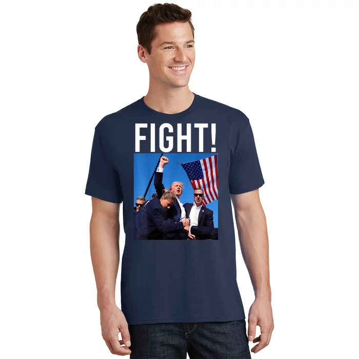 Fight God Bless President Trump Donald Gift T-Shirt