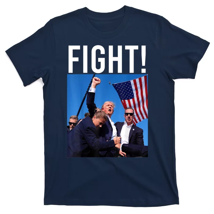 Fight God Bless President Trump Donald Gift T-Shirt