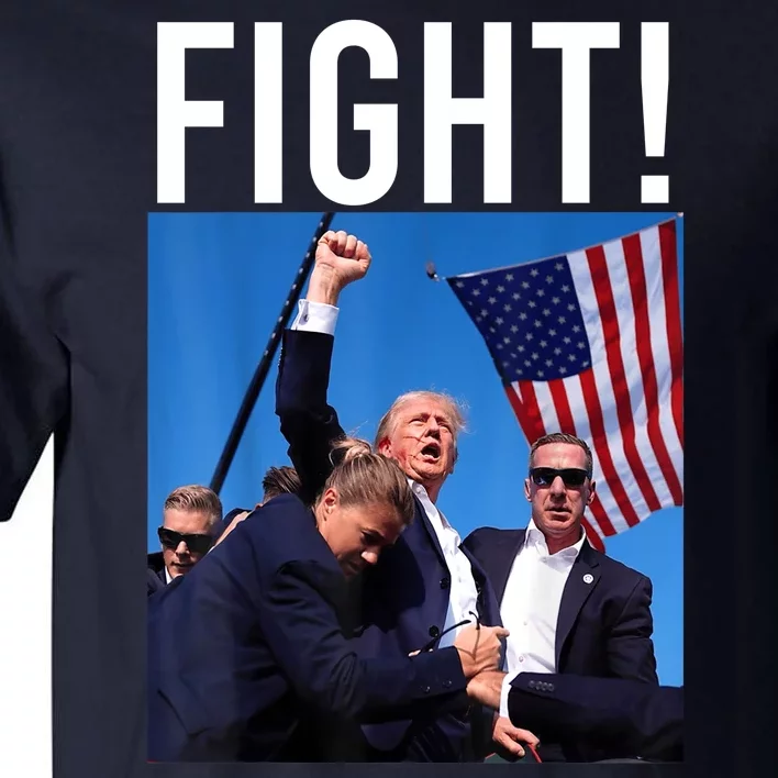 Fight God Bless President Trump Donald Gift Tall T-Shirt