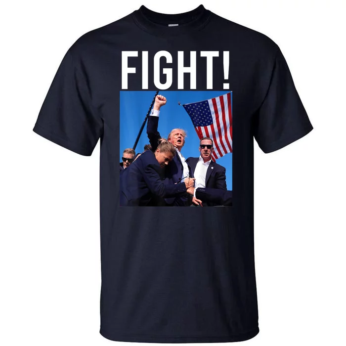 Fight God Bless President Trump Donald Gift Tall T-Shirt