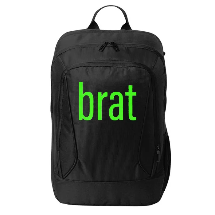 Funny Green Brat City Backpack