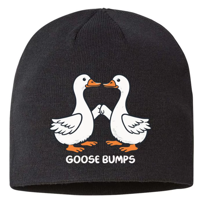 Funny Goose Bumps Silly Goose Minimalist Duck 8 1/2in Sustainable Knit Beanie