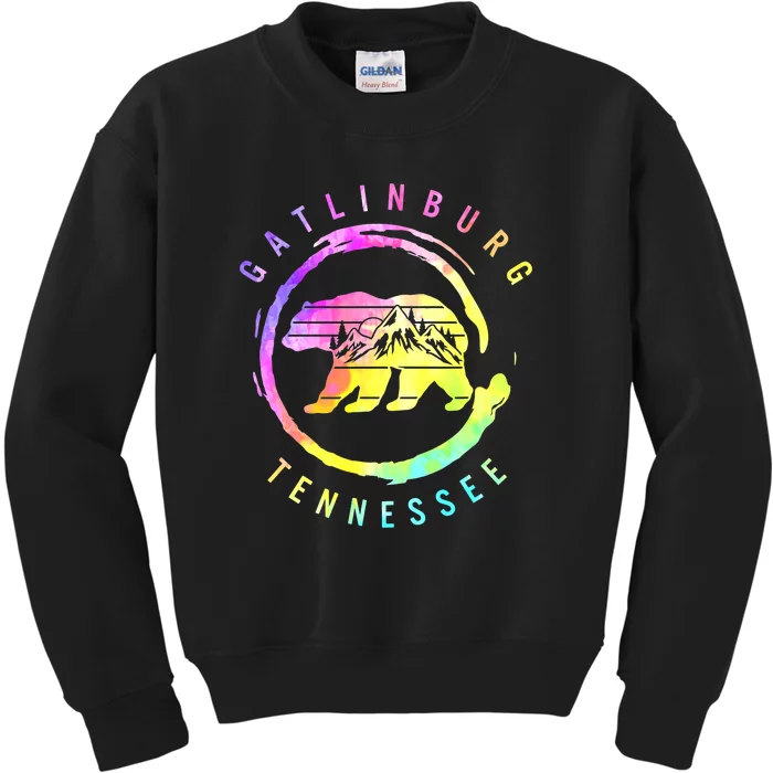 Funny Gatlinburg Bear Tenessee Kids Sweatshirt