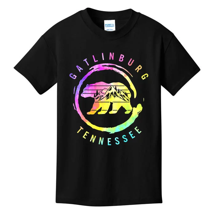 Funny Gatlinburg Bear Tenessee Kids T-Shirt