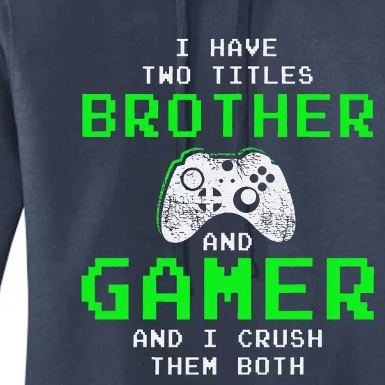 Funny Gaming Brothers Tee Gamer Gifts Women's Pullover Hoodie