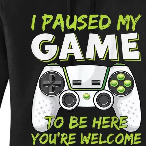 Funny Gaming Boy Girl Men Gamer Video Game Women's Pullover Hoodie