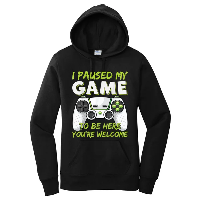 Funny Gaming Boy Girl Men Gamer Video Game Women's Pullover Hoodie