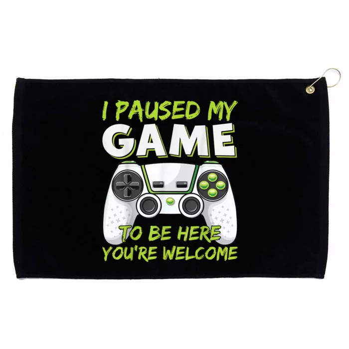 Funny Gaming Boy Girl Men Gamer Video Game Grommeted Golf Towel