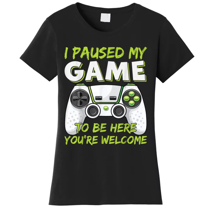 Funny Gaming Boy Girl Men Gamer Video Game Women's T-Shirt