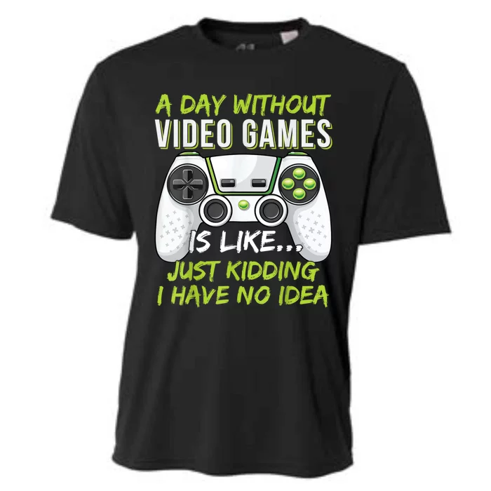 Funny Gaming Boy Girl Men Gamer Video Game Cooling Performance Crew T-Shirt