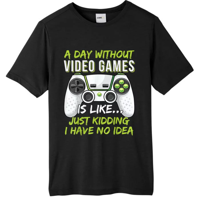 Funny Gaming Boy Girl Men Gamer Video Game ChromaSoft Performance T-Shirt