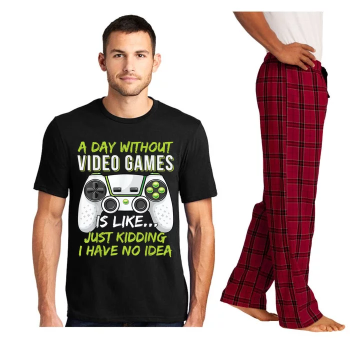 Funny Gaming Boy Girl Men Gamer Video Game Pajama Set