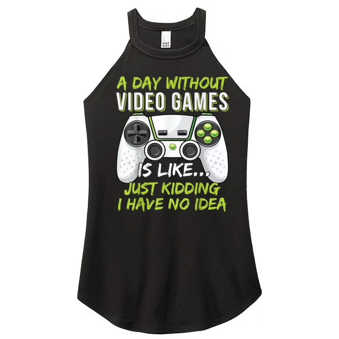 Funny Gaming Boy Girl Men Gamer Video Game Women’s Perfect Tri Rocker Tank