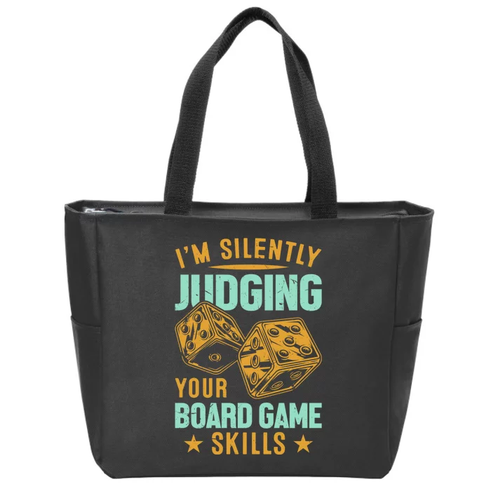 Funny Gift Board Games Strategy Humor Apparel Zip Tote Bag