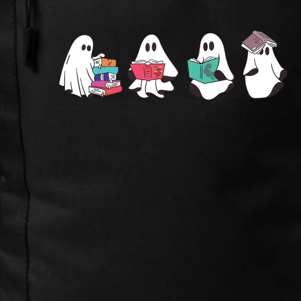 Funny Ghost Book Reading Halloween Books Lover Teacher Daily Commute Backpack