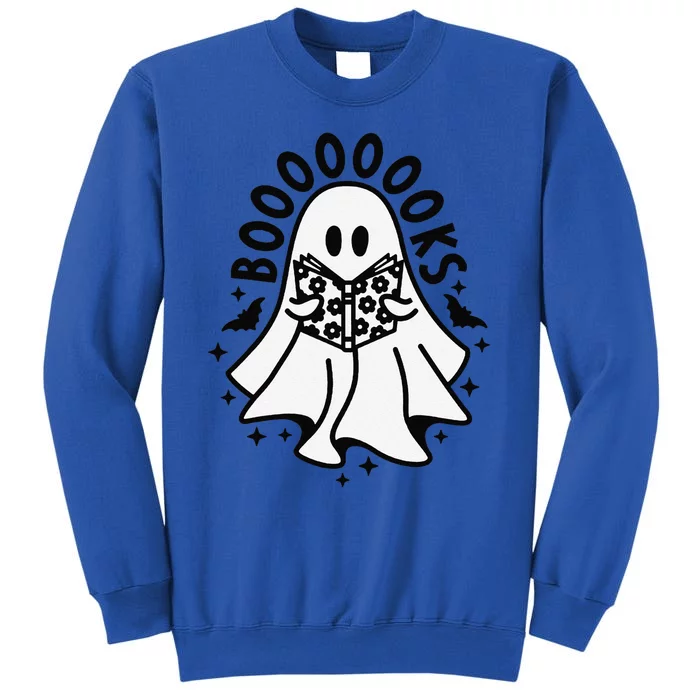 Funny Ghost Book Reading Halloween Books Lover Teacher Sweatshirt