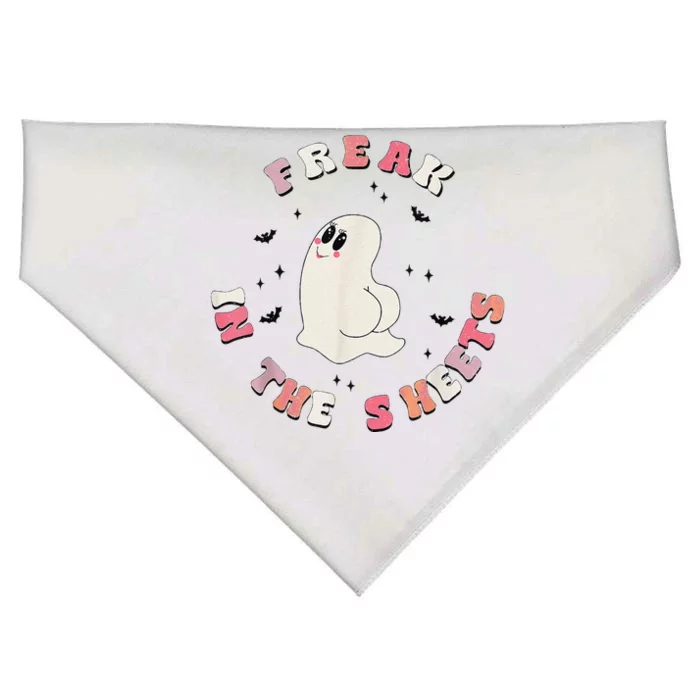 Funny Ghost Booty Trending Halloween Working On My Booty USA-Made Doggie Bandana