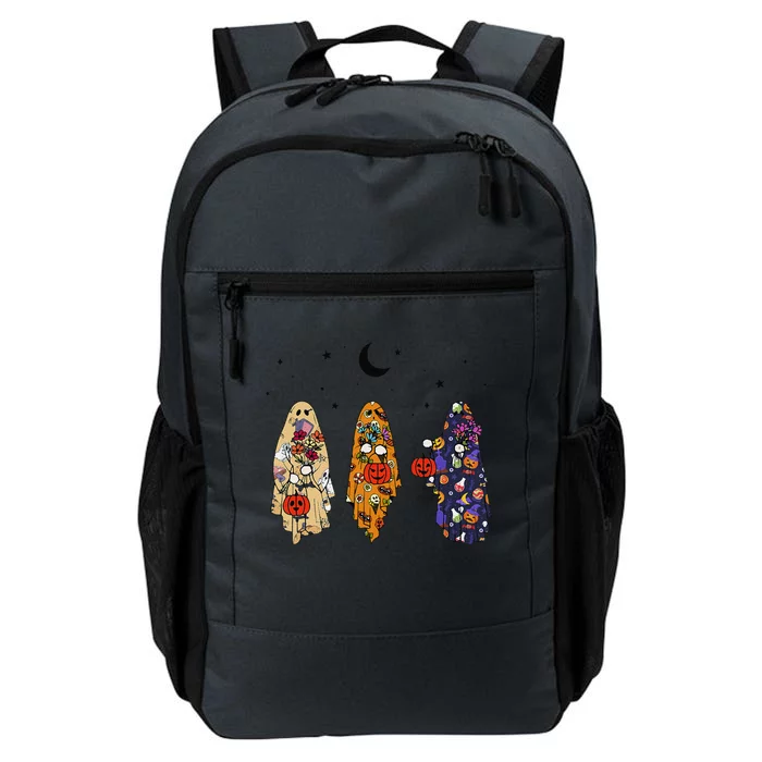 Funny Groovy Boo Ghost Halloween Autumn Fall Boo Boo Squad Daily Commute Backpack