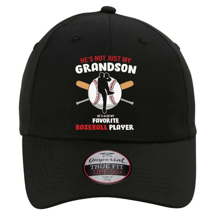 Funny Grandson Baseball Player Grandson Gift From Grandpa Funny Baseball The Original Performance Cap