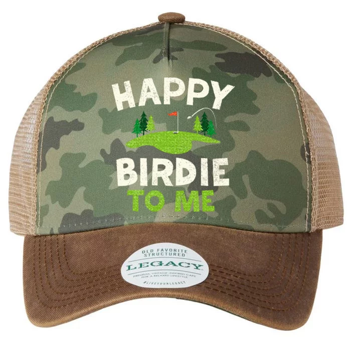 Funny Golf Birthday Happy Birdie Golfer Legacy Tie Dye Trucker Hat