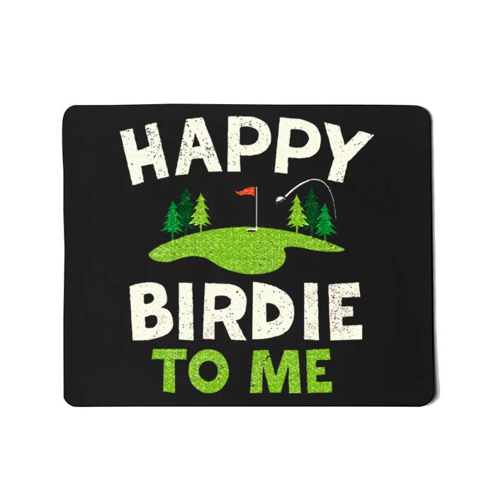 Funny Golf Birthday Happy Birdie Golfer Mousepad