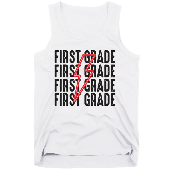 First Grade Back To School Boy 1st Grade Tank Top