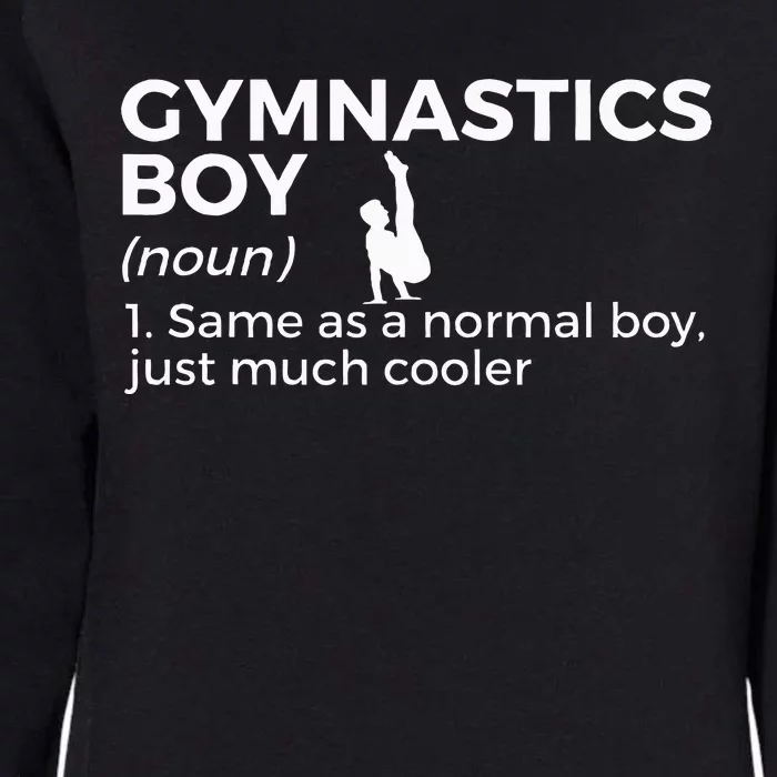 Funny Gymnastics Boy Definition Gymnast Womens California Wash Sweatshirt