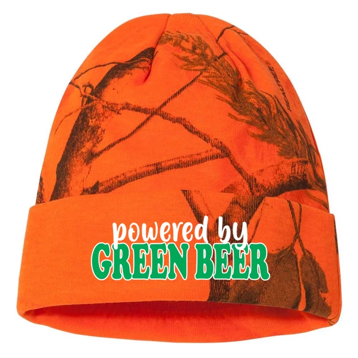 Funny Green Beer Design For St Patrick's Day Gift Kati - 12in Camo Beanie