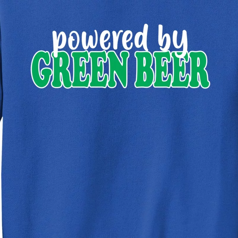 Funny Green Beer Design For St Patrick's Day Gift Tall Sweatshirt