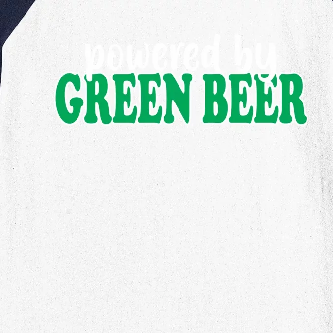 Funny Green Beer Design For St Patrick's Day Gift Baseball Sleeve Shirt