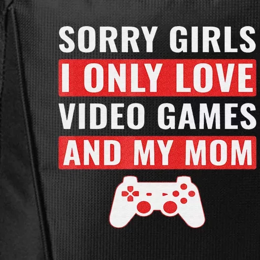 Funny Gamer Boys Valentines Day Shirt for  Video Games City Backpack