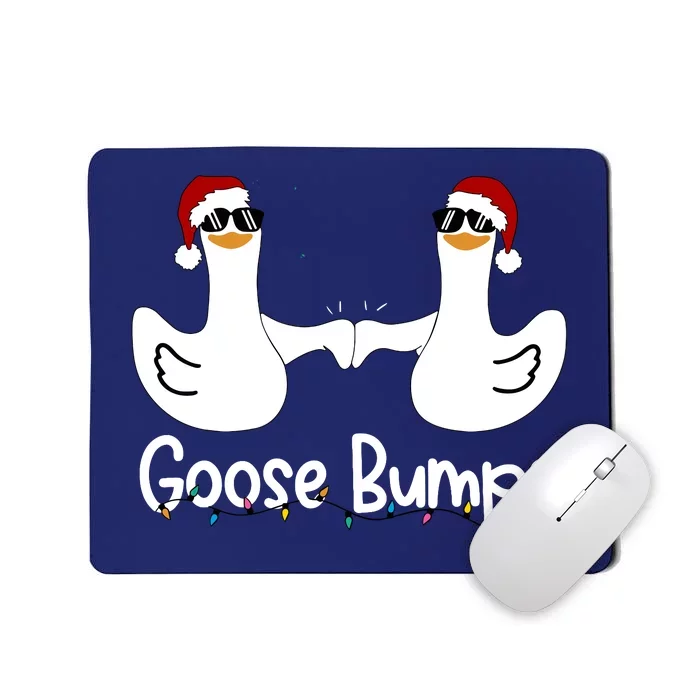 Funny Goose Bump Goosebumps Farm Life Country Christmas Mousepad