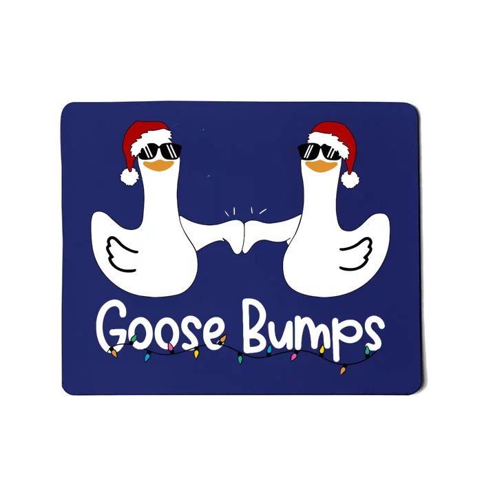 Funny Goose Bump Goosebumps Farm Life Country Christmas Mousepad